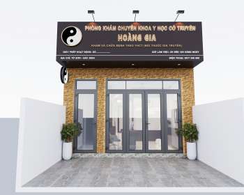 Thiết kế phòng khám Y học cổ truyền Hoàng Gia tại Bắc Ninh